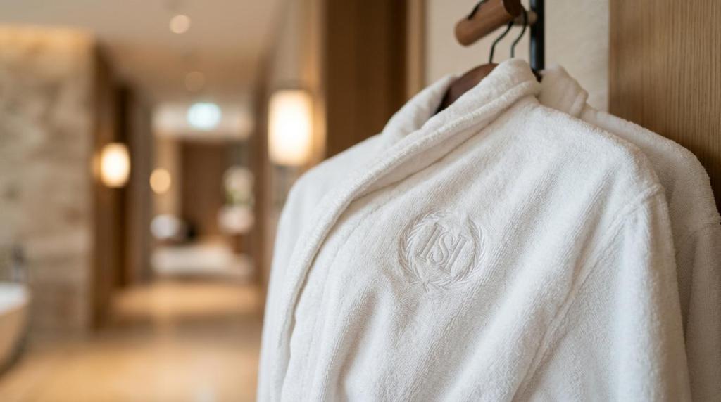 Badekåber med logo – private label til hoteller og spa