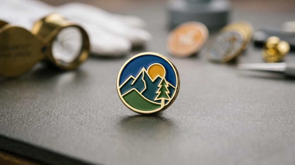 Emaljepins med logo – specialproduktion med eget design