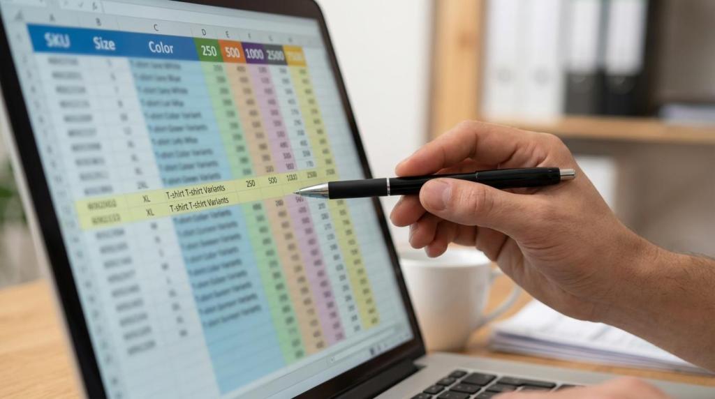 RFP-skabelon til merchandise-udbud: Få sammenlignelige tilbud